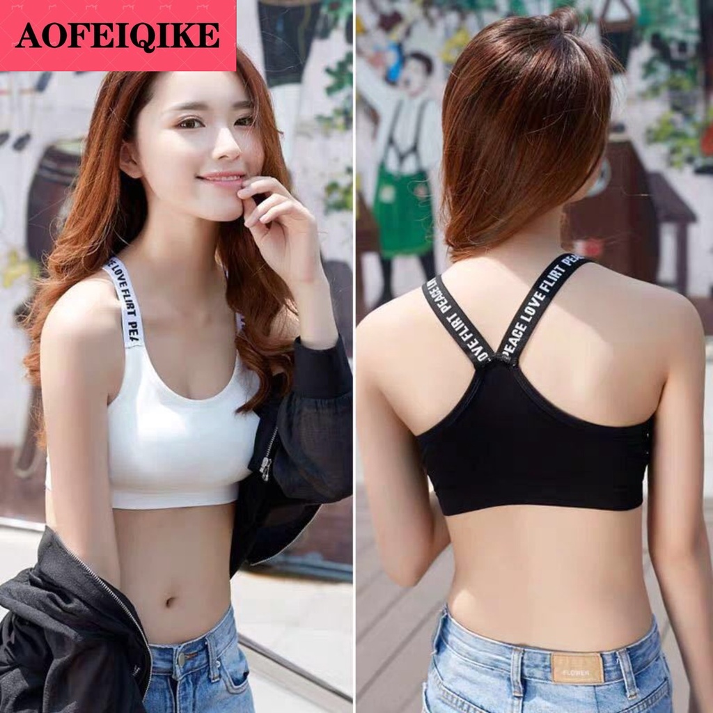 40-65Kg Sexy Bra Top Women Spo - T Shirt Bra Seamless ulasan dan harga