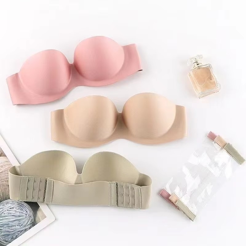 Women's Sexy Strapless Push-Up - Full Coverage Bra ulasan dan harga